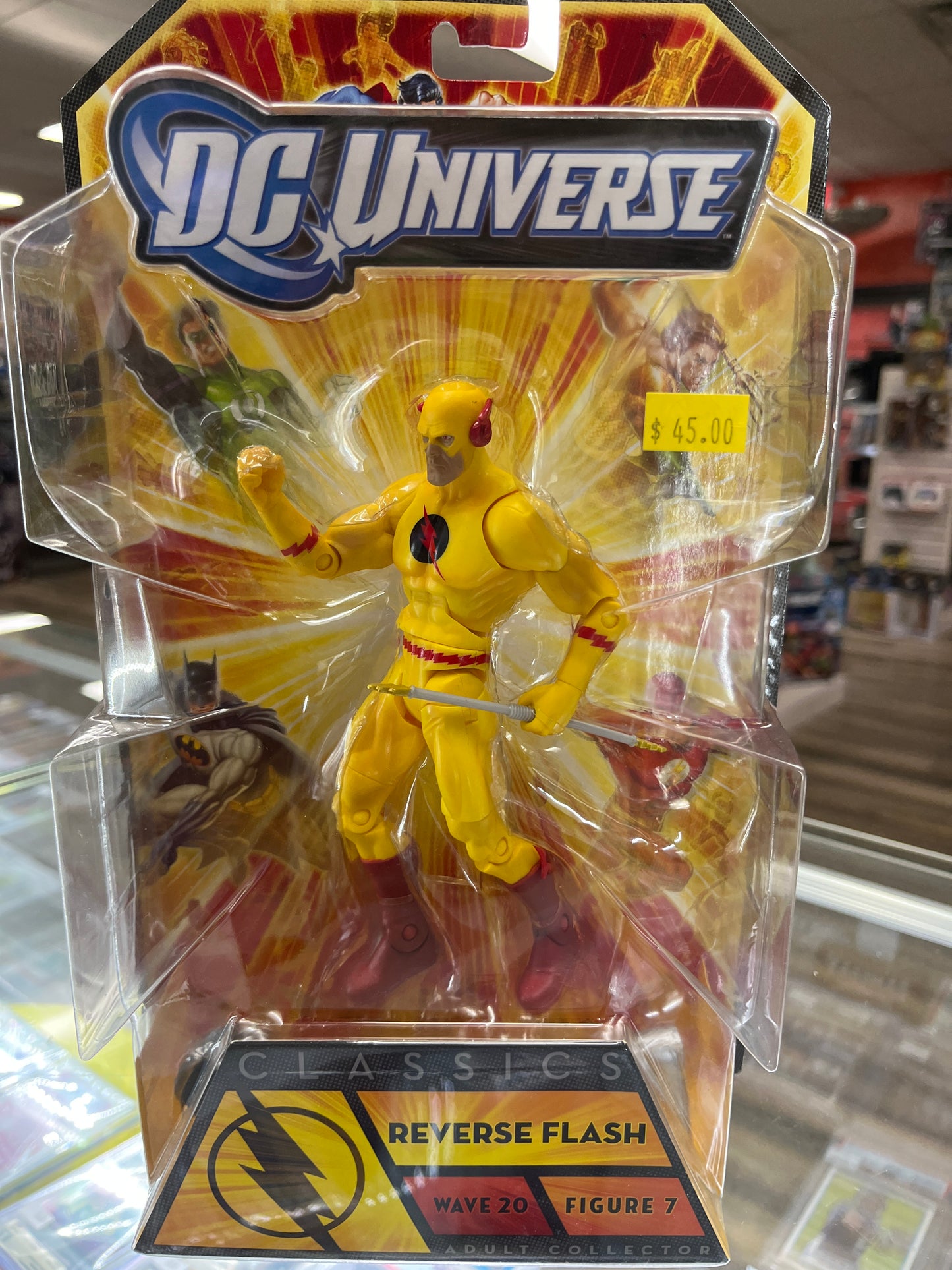 DC UNIVERSE REVERSE FLASH ACTION FIGURE