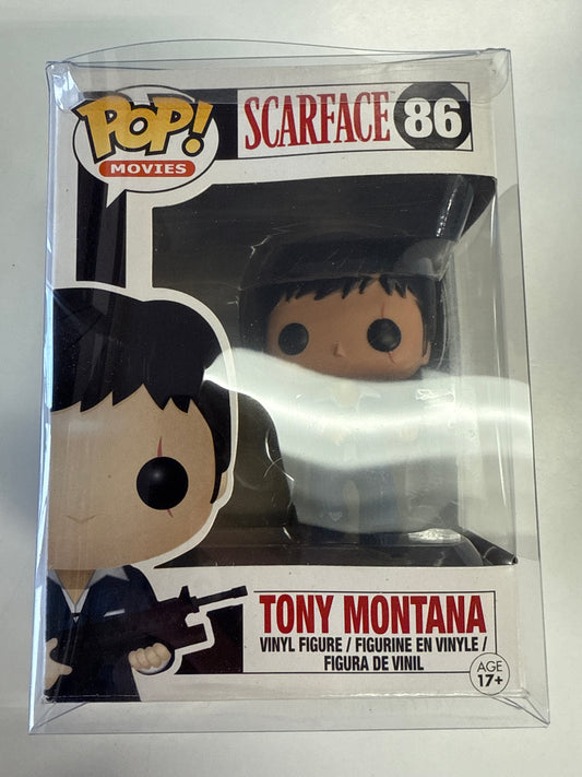 FUNKO POP POP MOVIES SCARFACE # 86 TONY MONTANA GOOD CONDITION