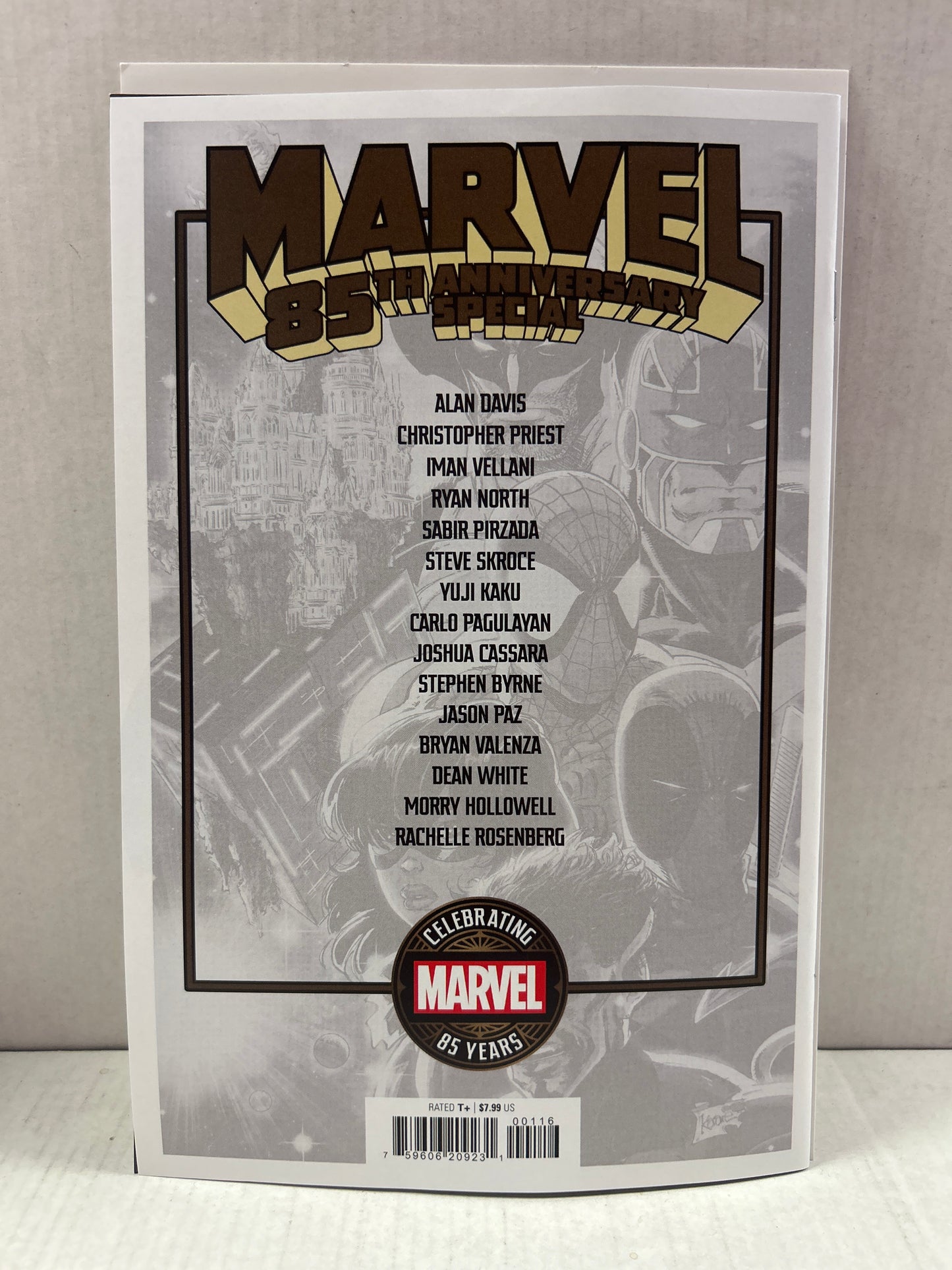 MARVEL COMICS MARVEL 85TH ANNIVERSARY SPECIAL VARIANT