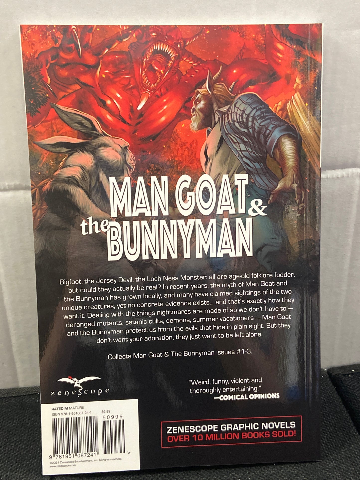 ZENESCOPE ENTERTAINMENT MAN GOAT AND THE BUNNYMAN