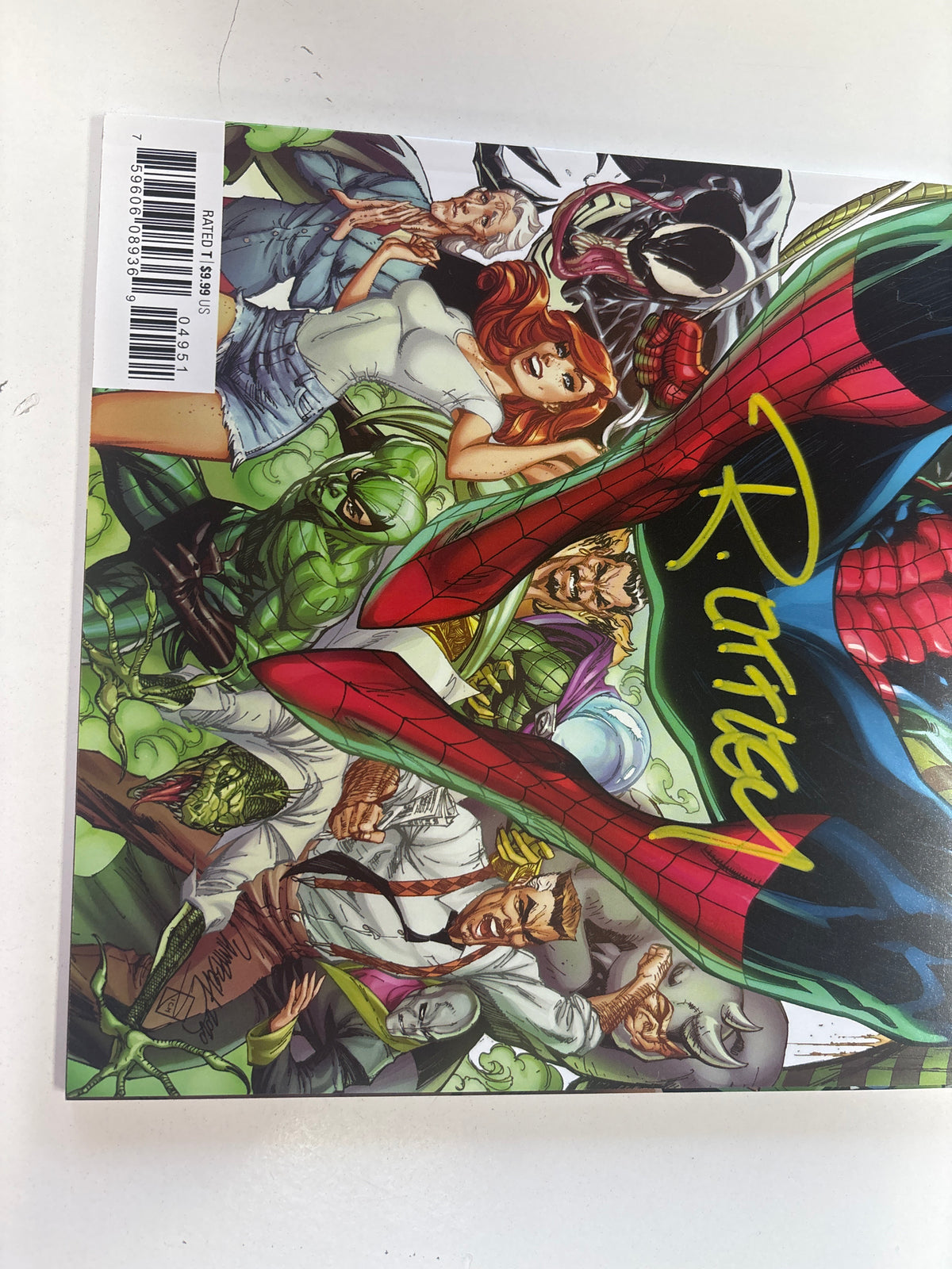 MARVEL THE AMAZING SPIDER MAN #49 SIGNED BY RYAN OTTLEY W COA