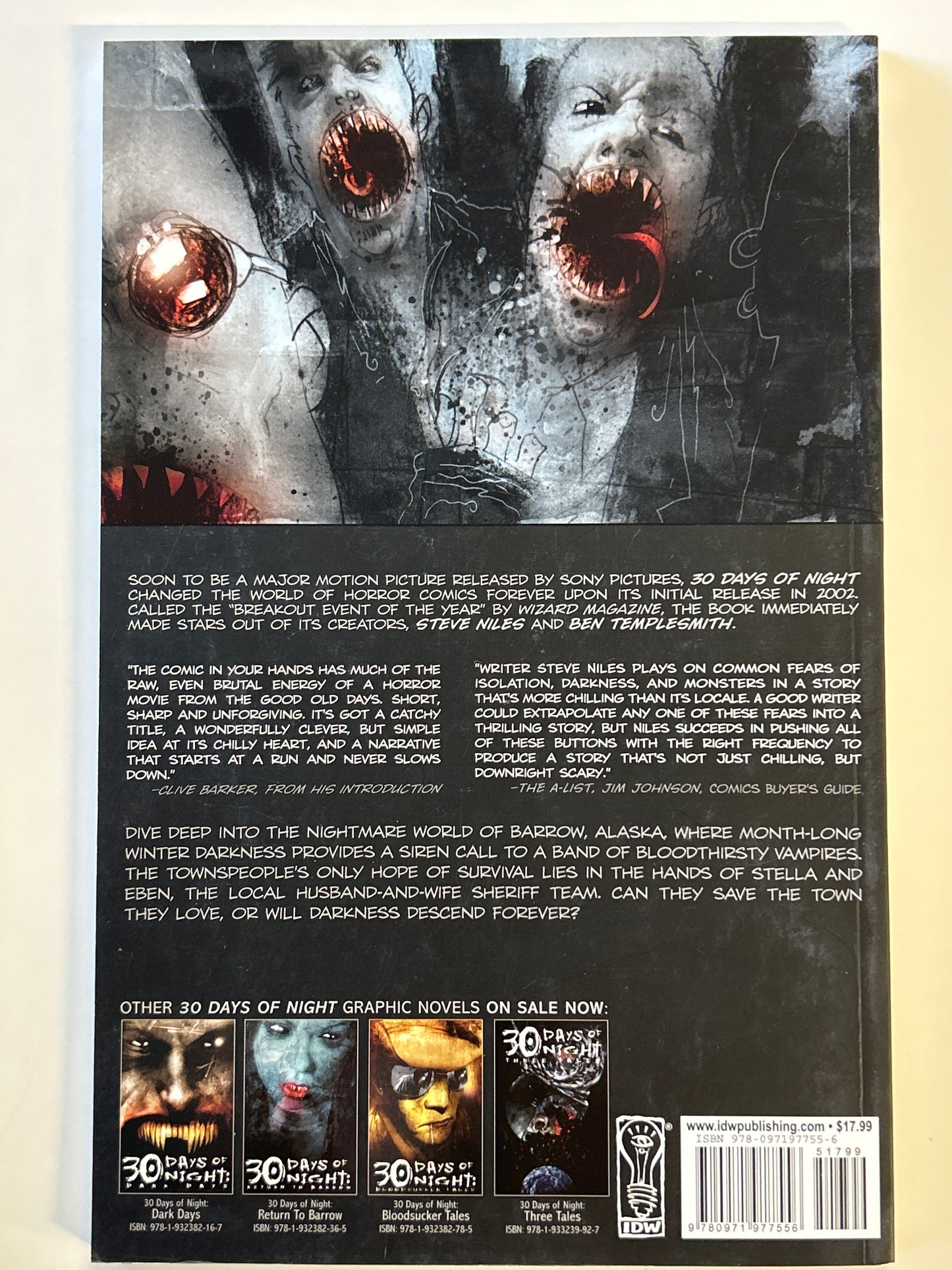 IDW 30 DAYS OF NIGHT VOL. 1 TRADE PAPERBACK