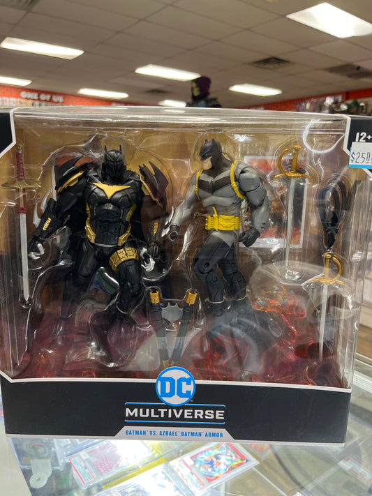 DC MULTIVERSE BATMAN VS AZRAEL BATMAN ARMOR