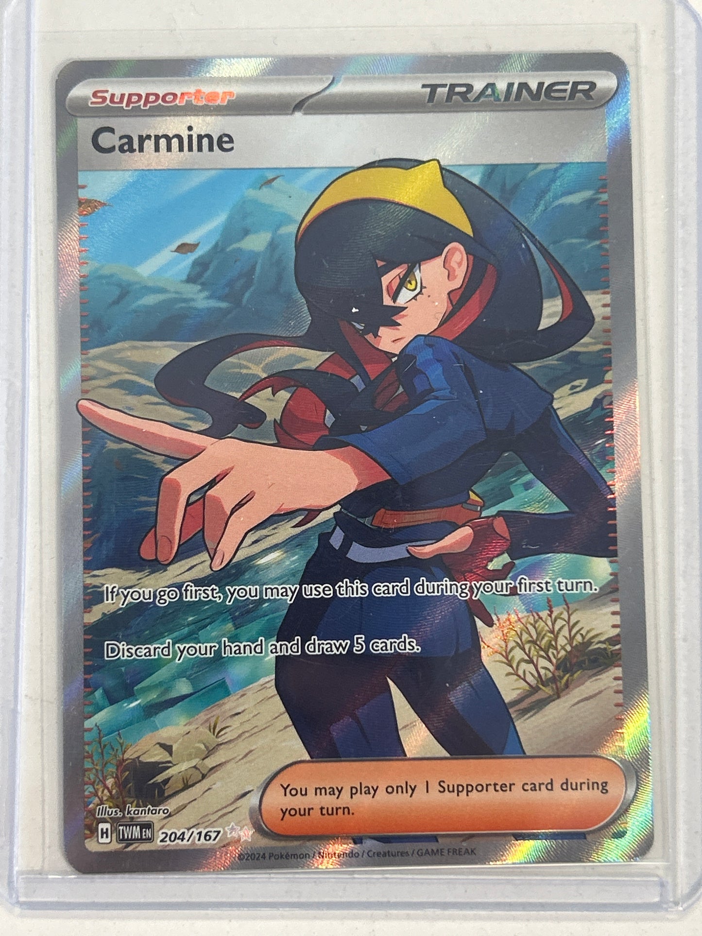 POKÉMON TCG CARMINE 204/167 NEAR MINT CONDITION