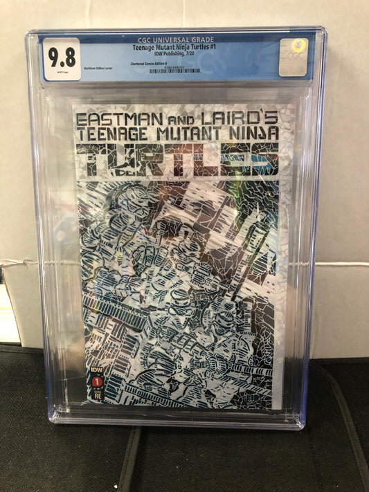 IDW PUBLISHING TEENAGE MUTANT NINJA TURTLES #1 (2020) SHATTERED COMICS EDITION COVER B CGC 9.8 WP