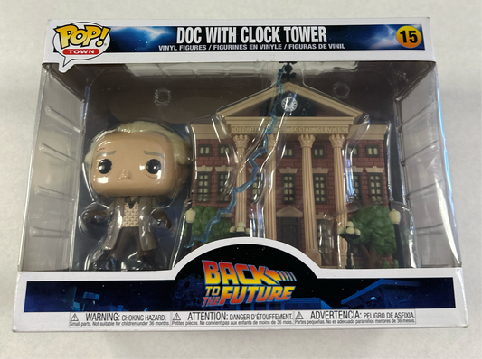 BACK TO THE FUTURE DOC WITH CLOCK TOWER 15 FUNKO (2020)