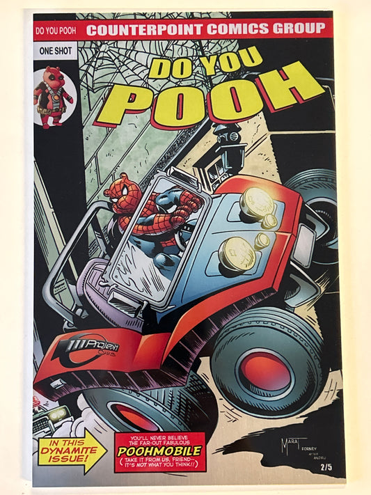COUNTERPOINT DO YOU POOH?#1 (2025) ONE OF US COMICS EXCLUSIVE METAL FOIL COVER 2/5 MINT CONDITION