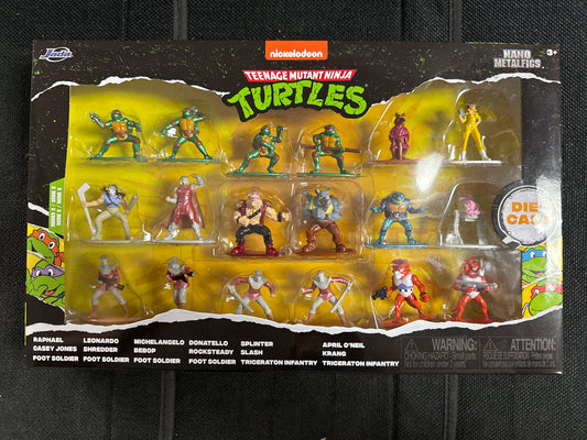 TEENAGE MUTANT NINJA TURTLES SERIES 2 (JADA & NICKOLODEON DIE-CAST, NANO METALFIGS)