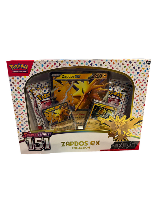 POKEMON TCG ZAPDOS EX COLLECTION BOX 151