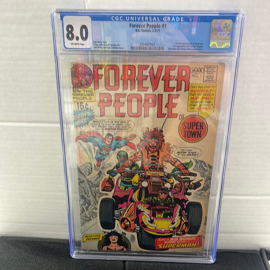 DC COMICS, FOREVER PEOPLE #1 (1971), CGC 8.0 OW