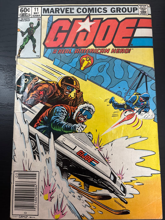 MARVEL G.I. JOE A REAL AMERICAN HERO #11 NEWSSTAND