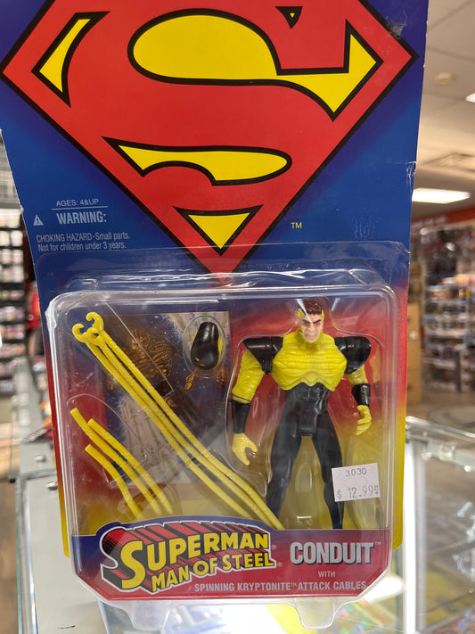 DC SUPERMAN OF STEEL CONDUIT ACTION FIGURE