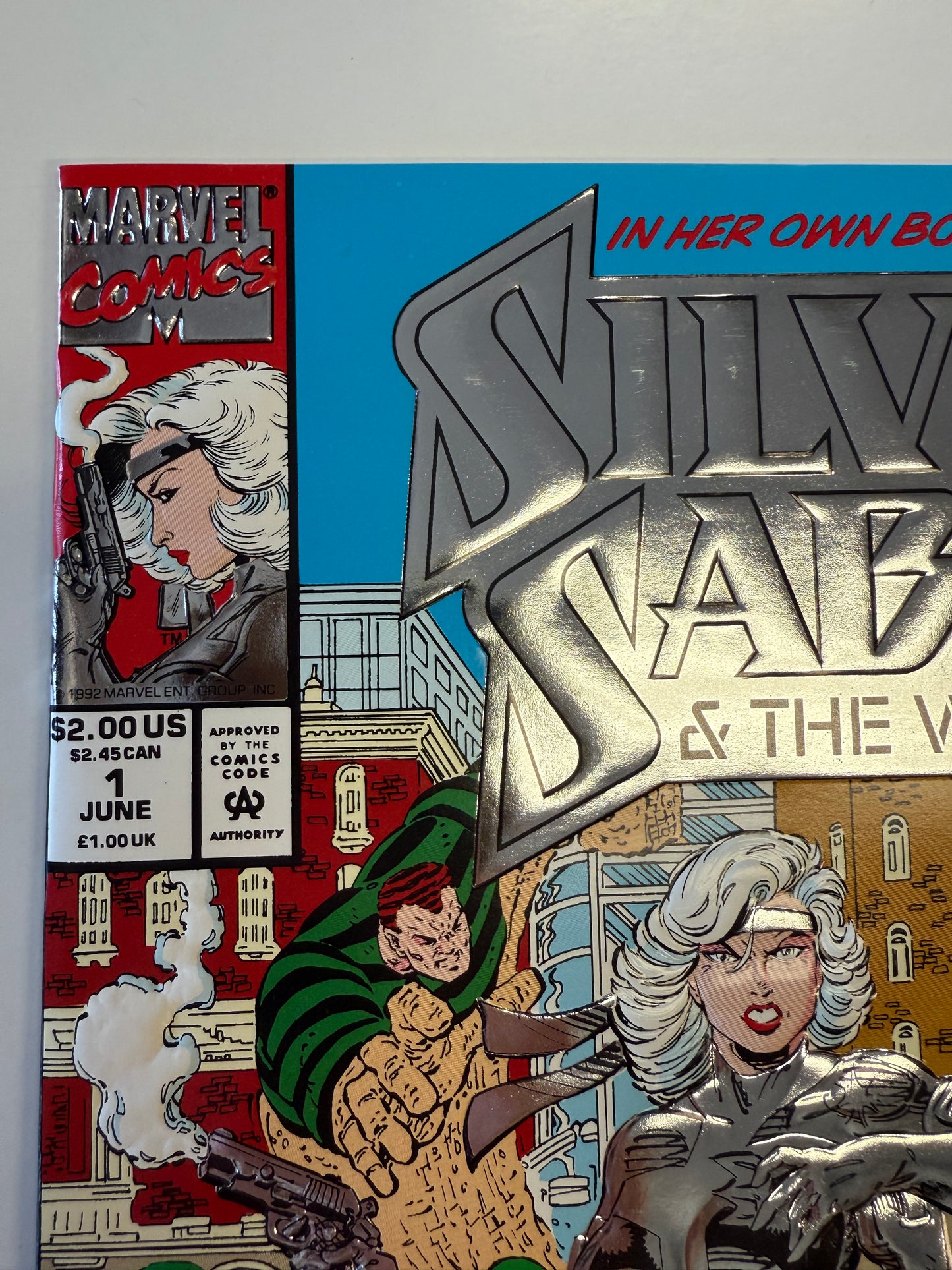 MARCEL COMICS SILVER SABLE & the WILD PACK #1 1992 MINT DIRECT EDITION