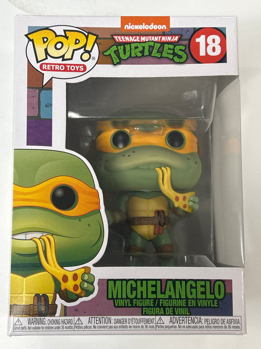 FUNKO POP NICKELODEON TMNT MICHELANGELO GREAT CONDITION