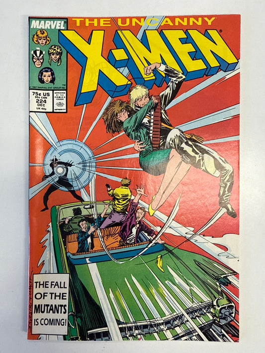 MARVEL COMICS UNCANNY X-MEN #224 LONGSHOT F/VF