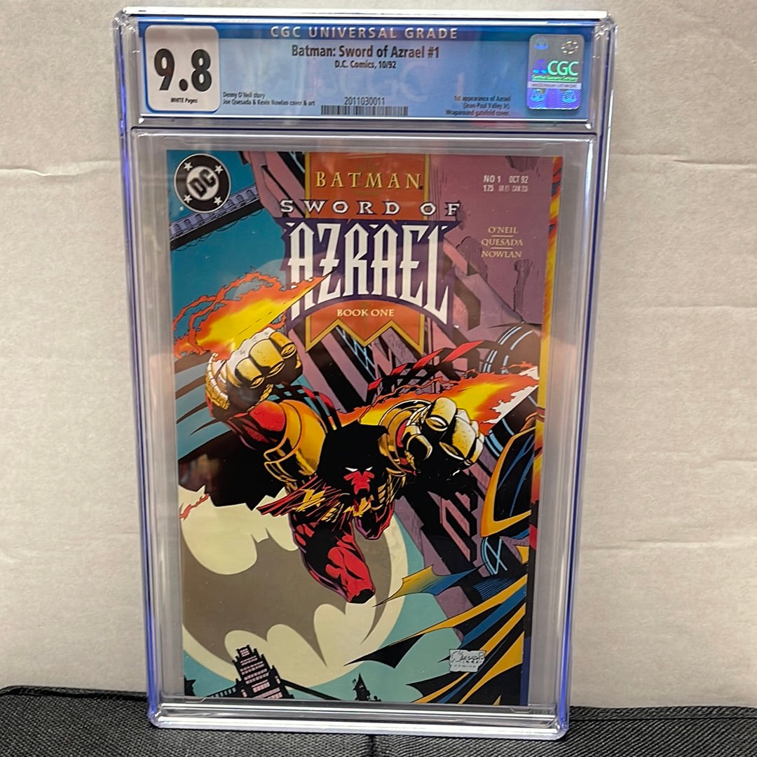 DC COMICS BATMAN SWORD OF AZREAL CGC 9.8