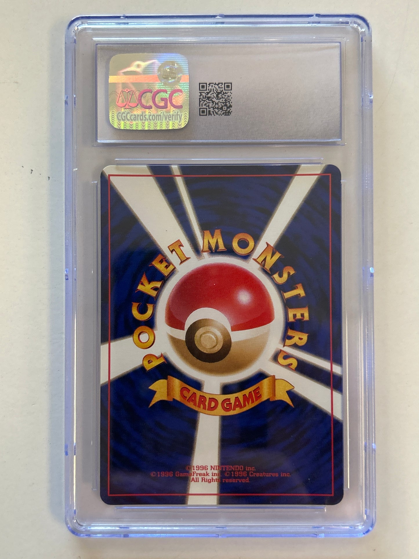 POKEMON TCG DARK MACHAMP HOLO JAPANESE (1997) CGC GEM MINT 10