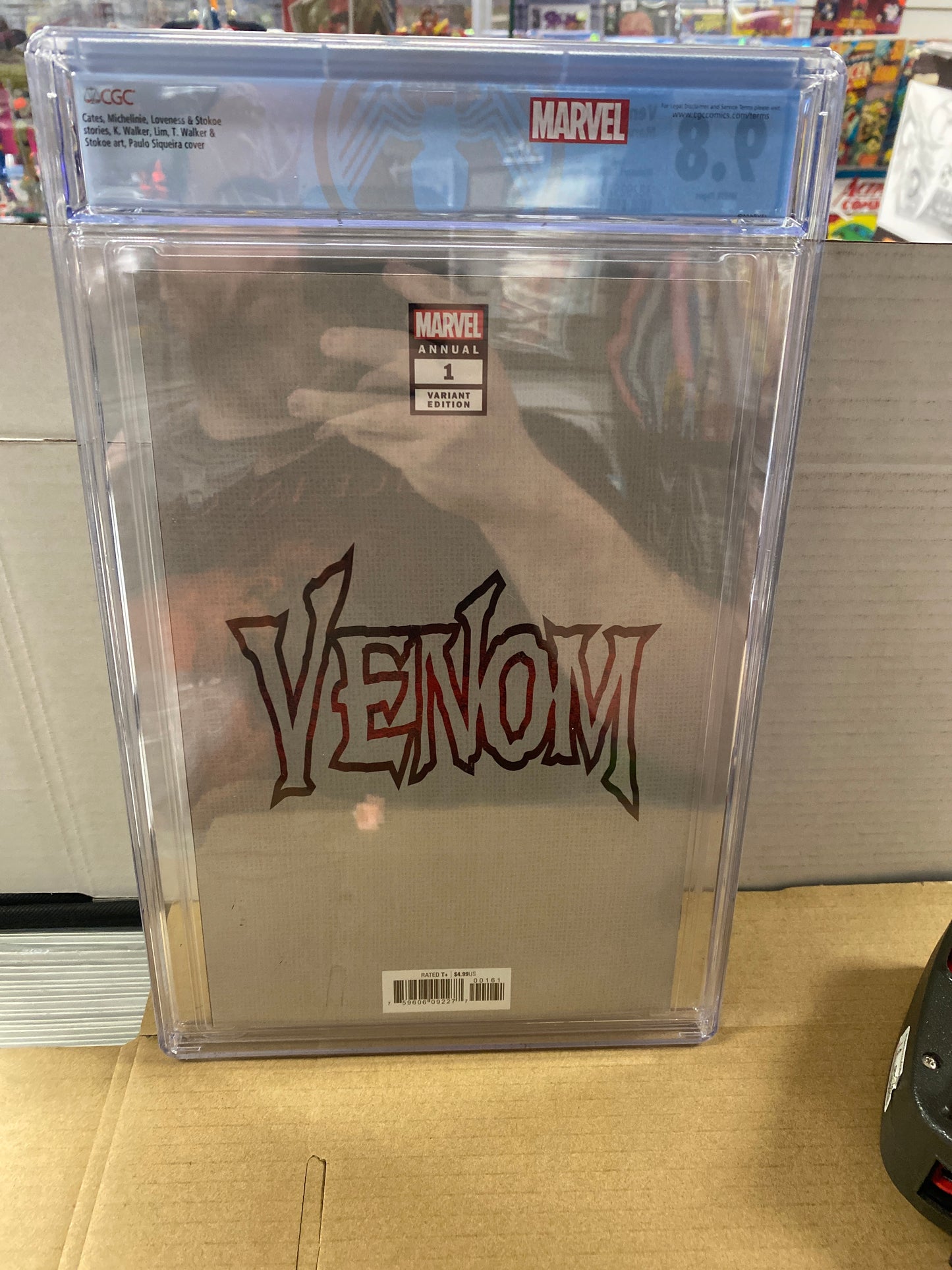 MARVEL COMICS VENOM ANNUAL #1 (2021) WALMART EDITION SECOND PRINTING CGC 9.8 WP