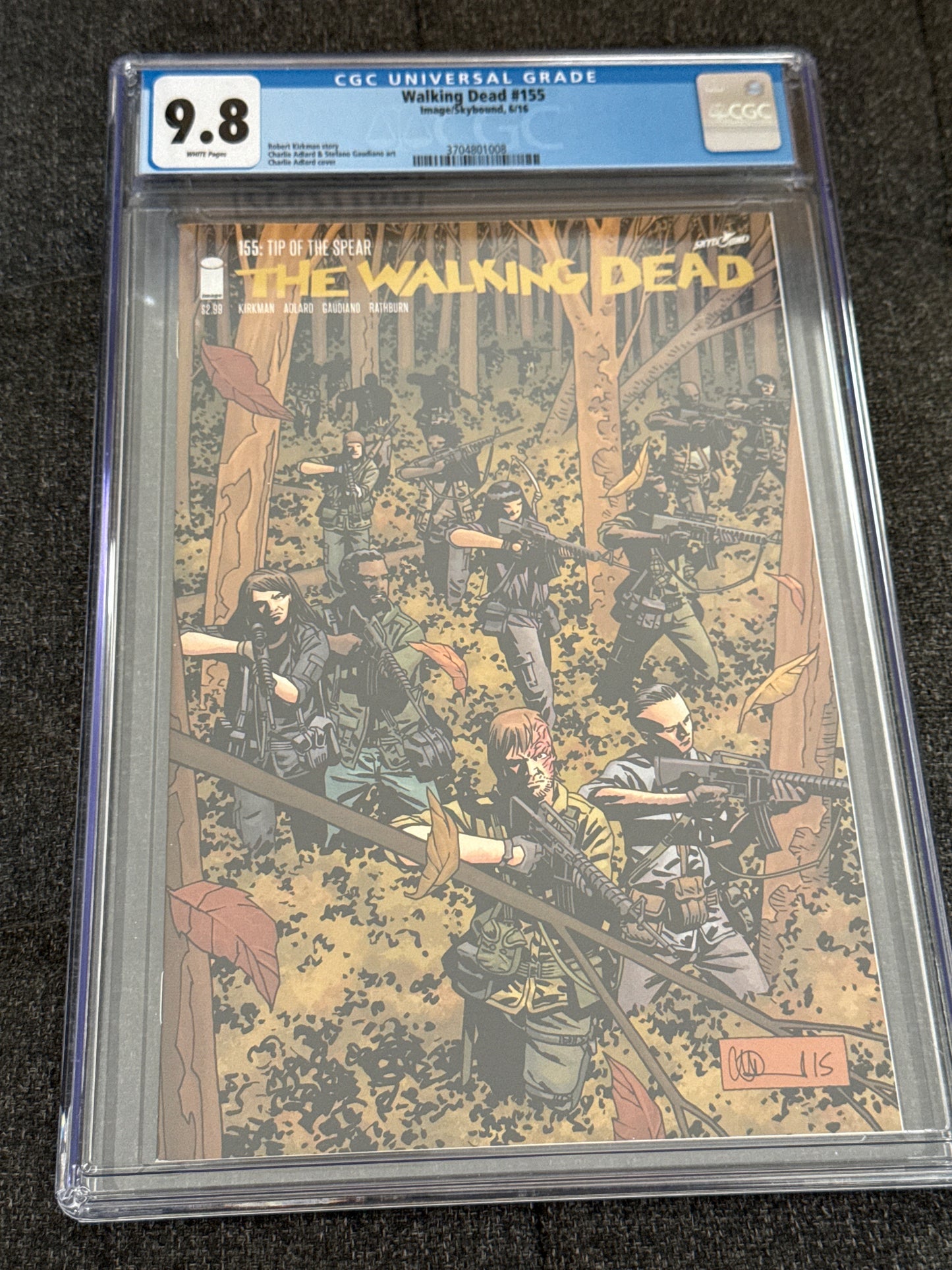 IMAGE COMICS WALKING DEAD #155 CGC 9.8