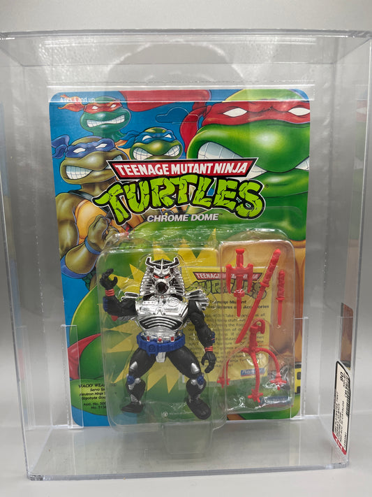 1992 Playmates TMNT Chrome Dome graded 90