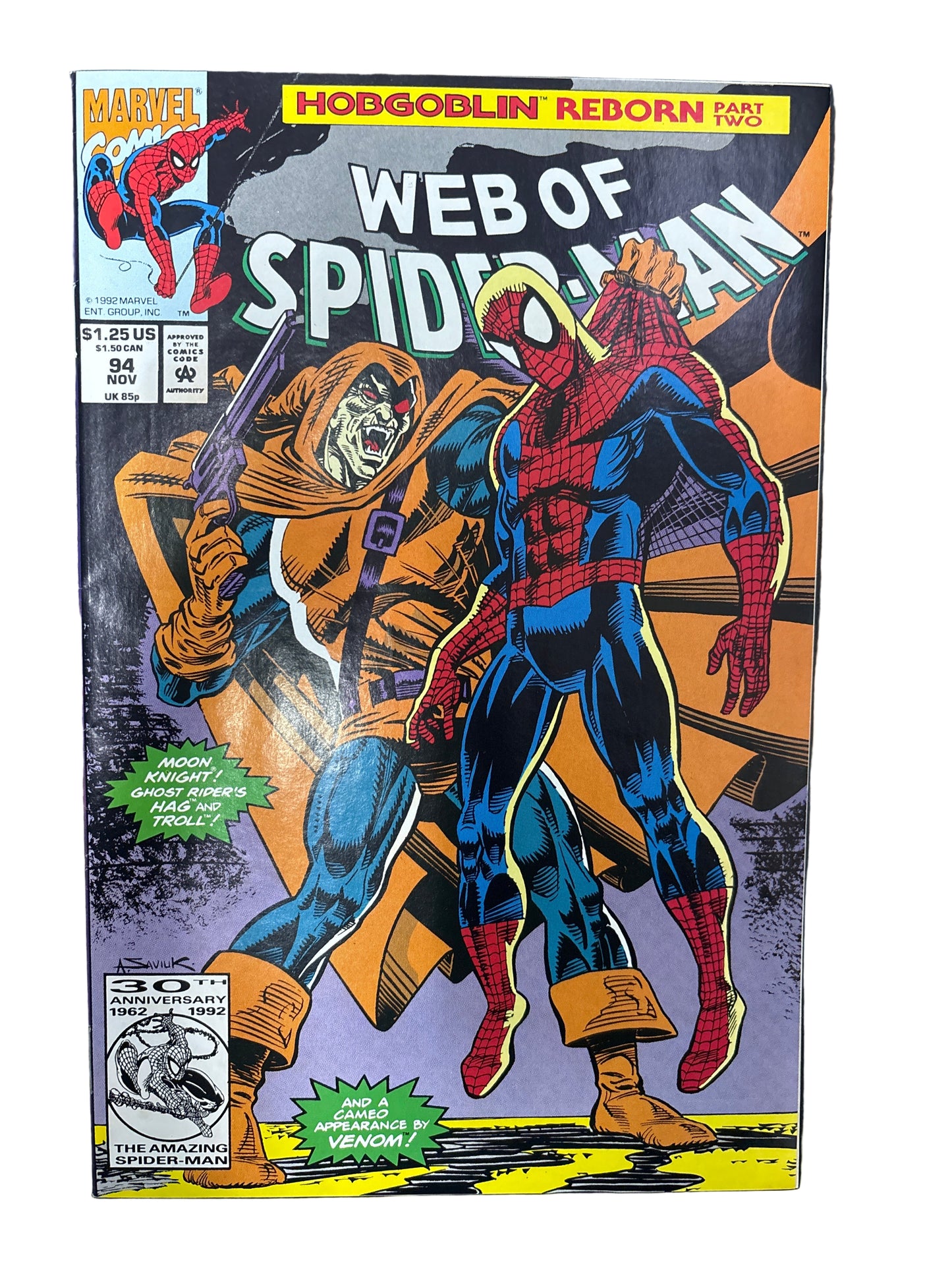 MARVEL COMICS WEB OF SPIDER-MAN #94
