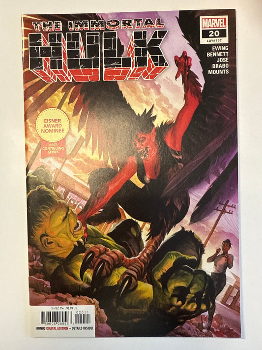MARVEL COMICS THE IMMORTAL HULK #20