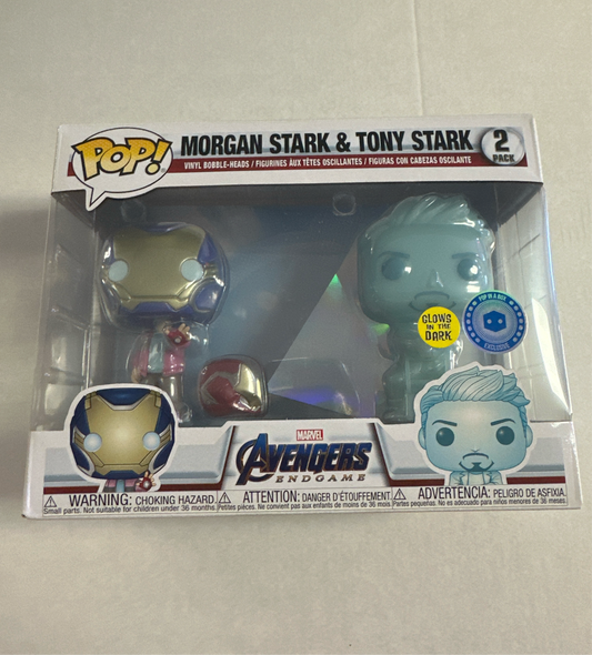 MARVEL AVENGERS ENDGAME 2PK EXCLUSIVE FUNKO (2020, EXCELLENT CONDITION)