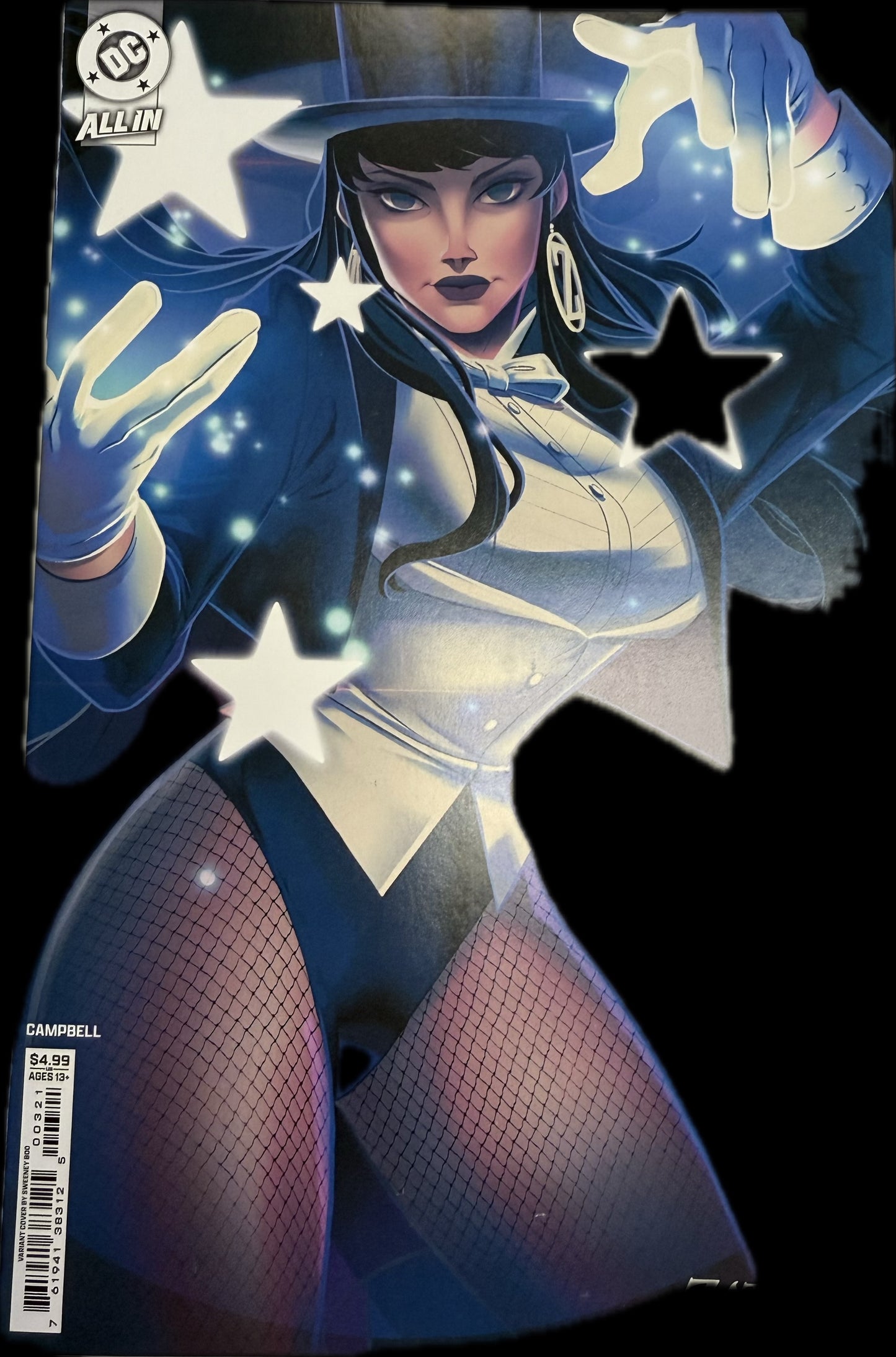 DC COMICS ZATANNA #3 CVR B CARD STOCK VARIANT
