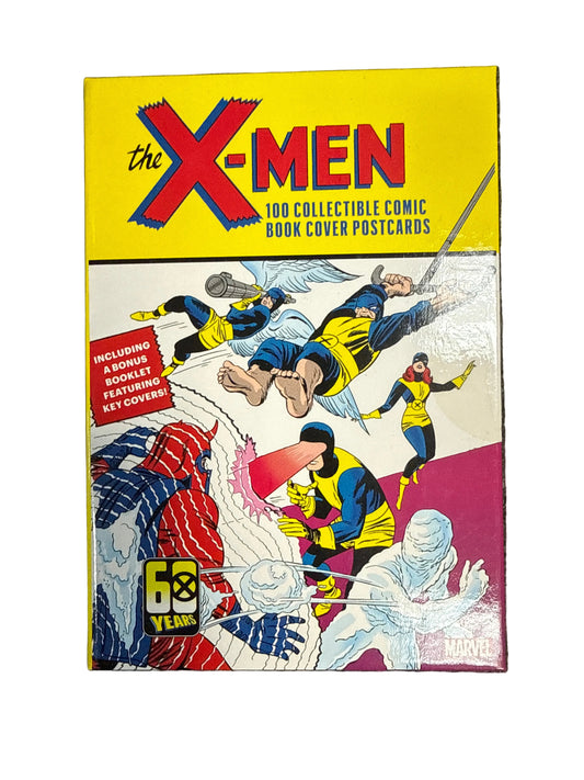MARVEL THE X-MEN 100 COLLECTIBLE COMIC BOOK COVER POSTCARDS Previously Offered Thru Other Distributors