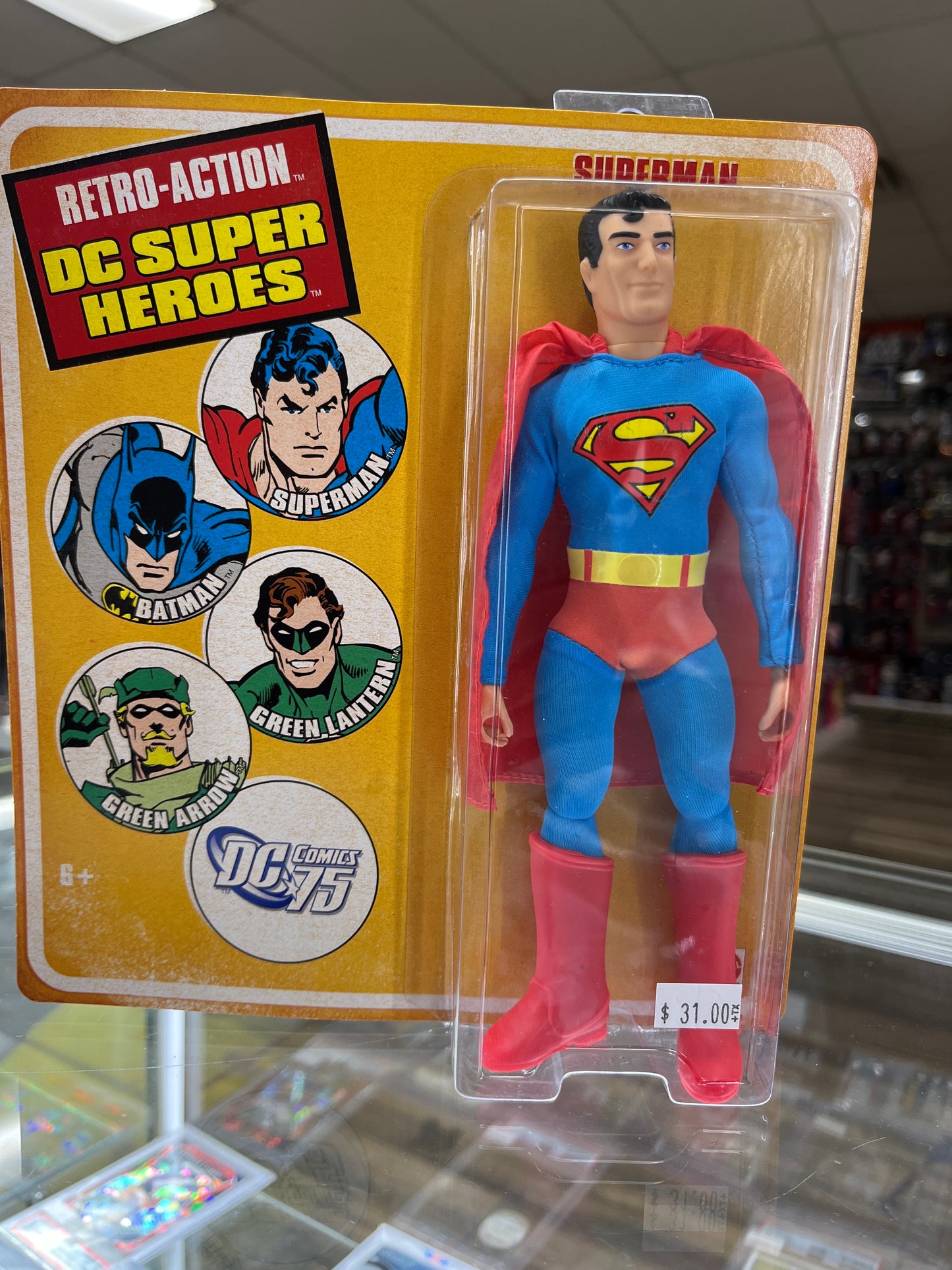 RETRO-ACTION DC SUPER HERO SUPERMAN ACTION FIGURE