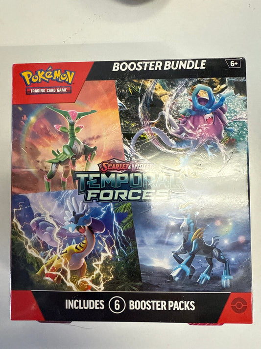 POKEMON TCG SCARLET & VIOLET TEMPORAL FORCES  BOOSTER BUNDLE