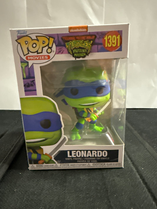 FUNKO POP MOVIES - TURTLES MUTANT MAYHEM #1391 LEONARDO