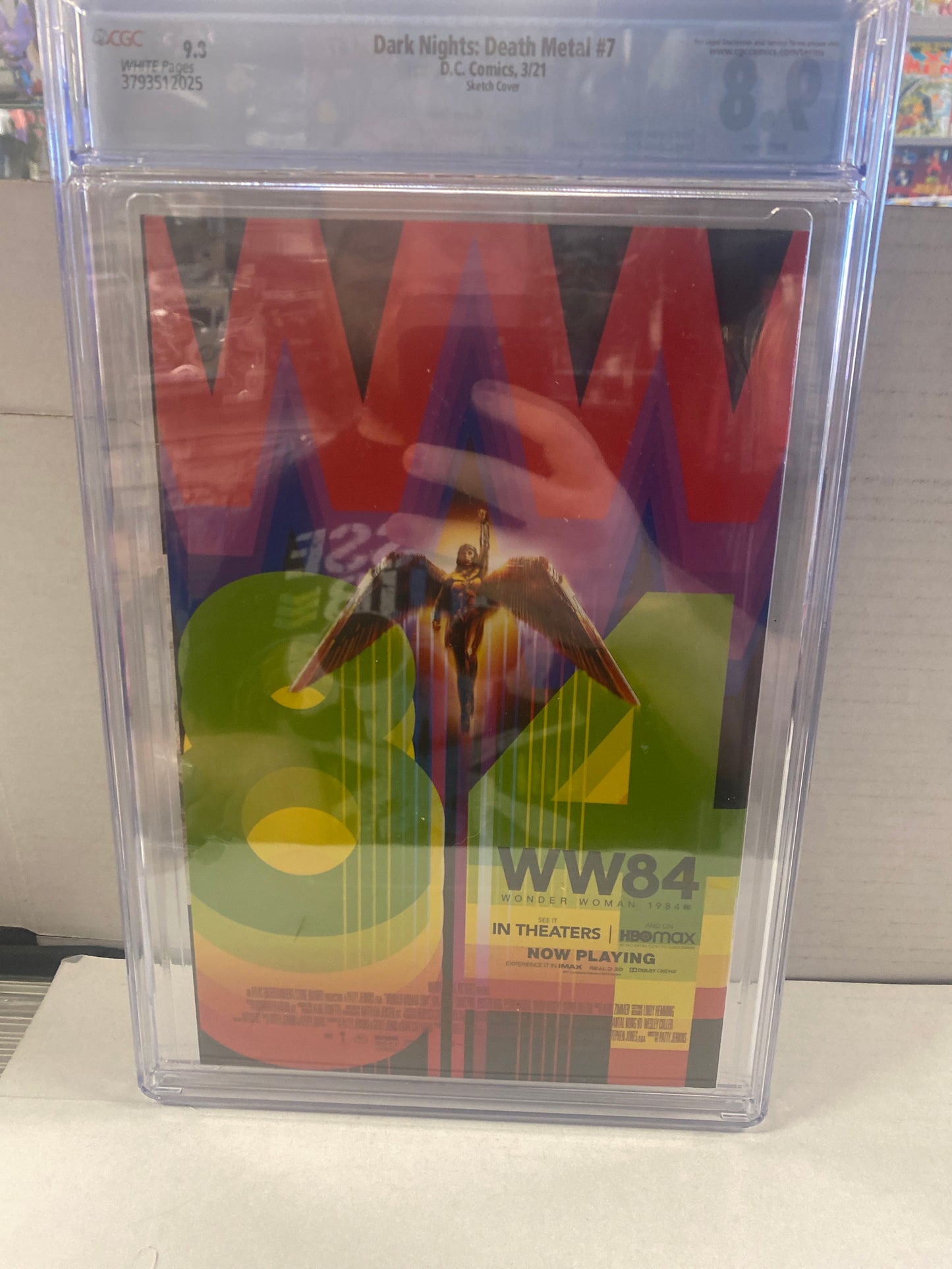 DC COMICS DARK NIGHTS DEATH METAL #7 SKETCH COVER CGC 9.8 WP