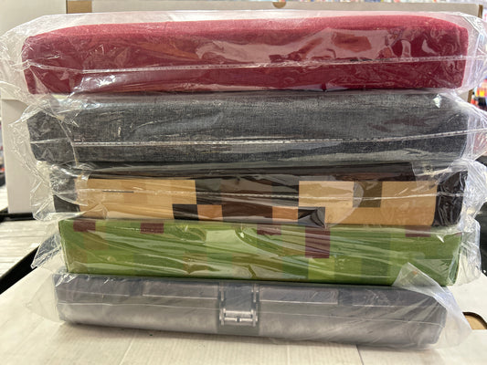 SEALED OTTOMAN STORAGE BIN (15in x 15in x 15in)