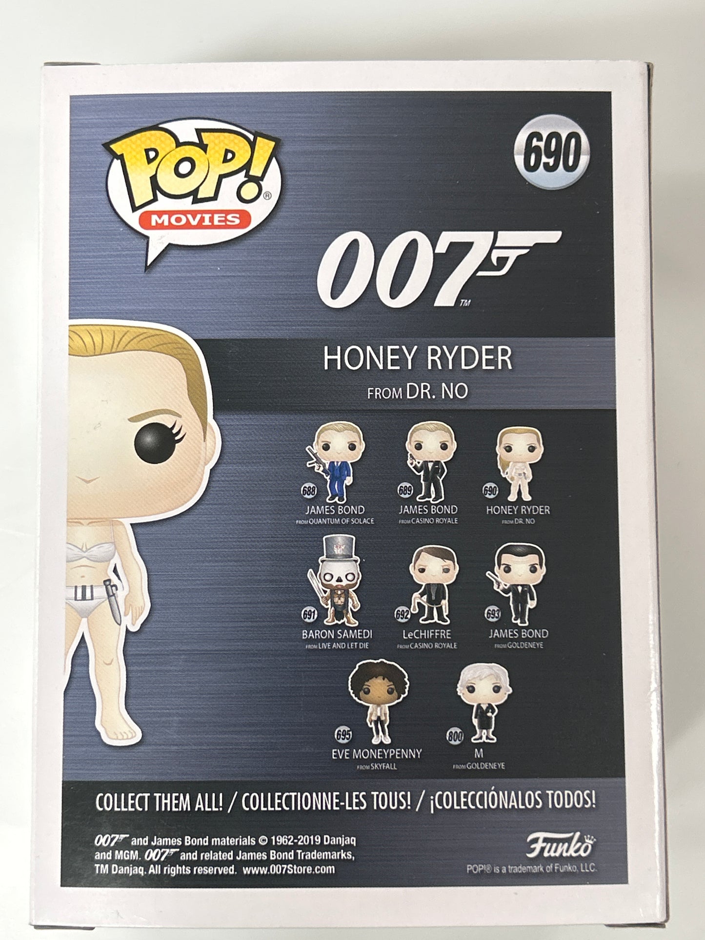 FUNKO POP 007 HONEY RYDER FROM DR. NO GREAT CONDITION