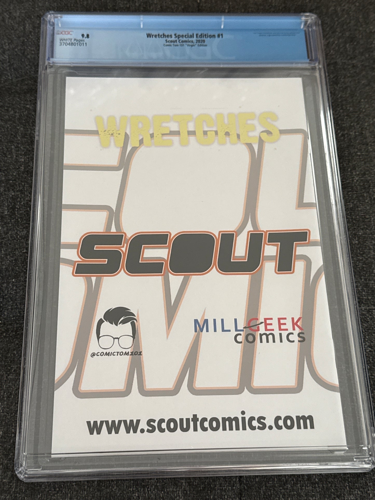 SCOUT COMICS WRETCHES SPECIAL EDITION #1 COMIC TOM 101 VIRGIN CGC 9.8