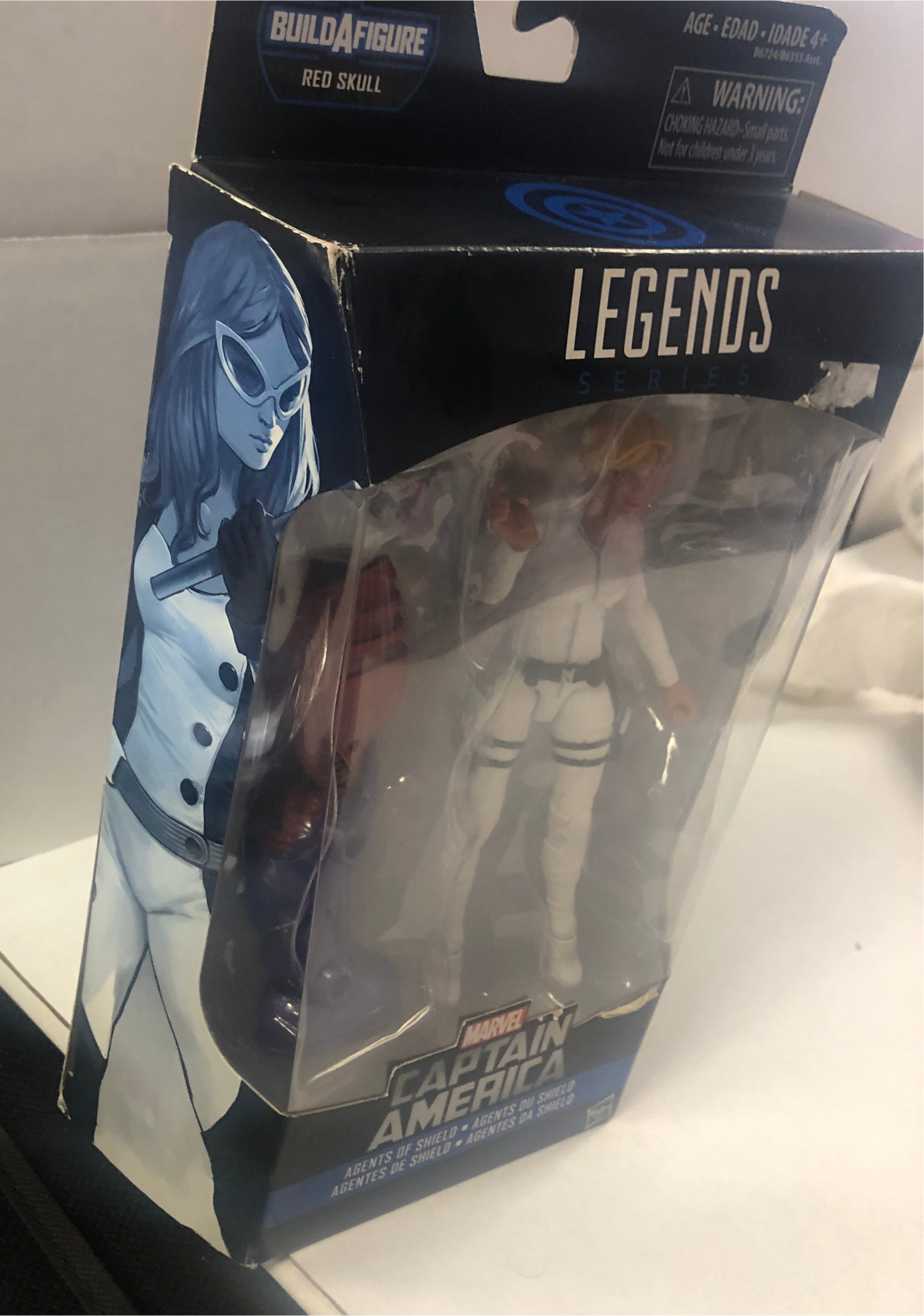 MARVEL LEGENDS SERIES CAPTAIN AMERICA - AGENTS OF SHIELD , SHARON CARTER FIGURE - NIB!