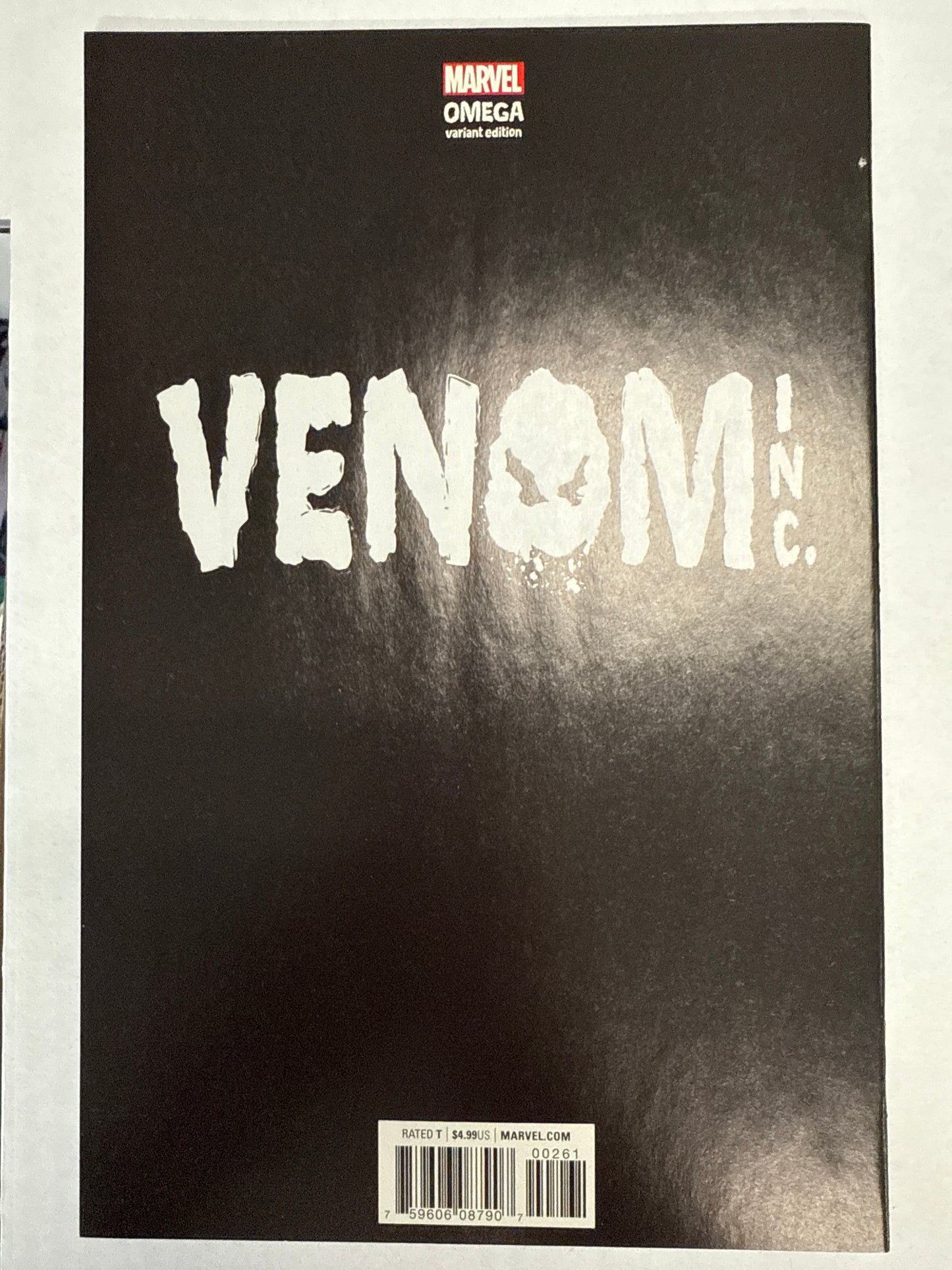 MARVEL COMICS AMAZING SPIDER-MAN VENOM INC OMEGA MARVEL COMICS TYLER KIRKHAM