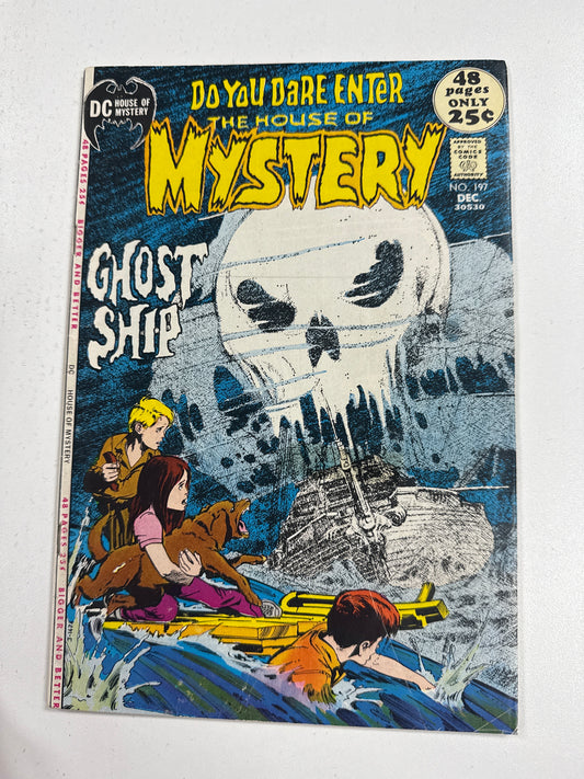 House Of Mystery #197 1971 DC Comics, Neal Adams Cover Bronze Age Horror