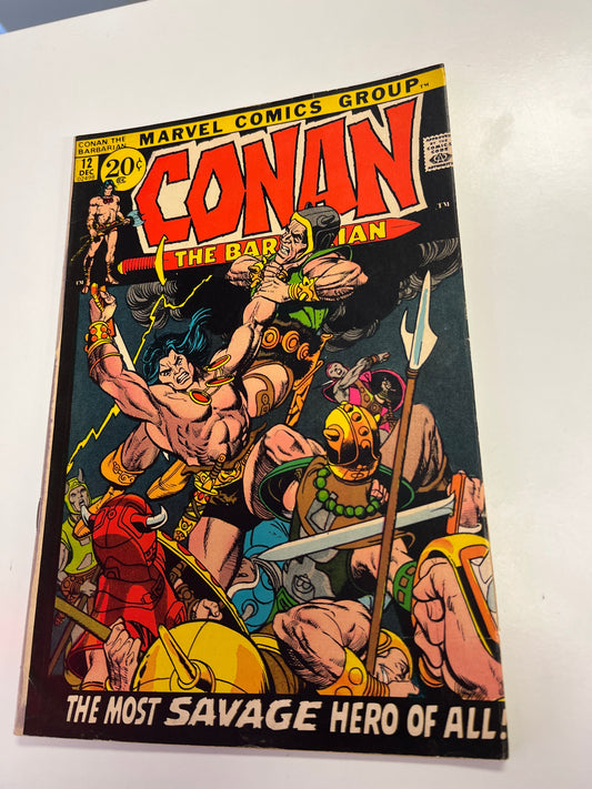 MARVEL COMIC GROUP- CONAN THE BARBARIAN 12 DEC