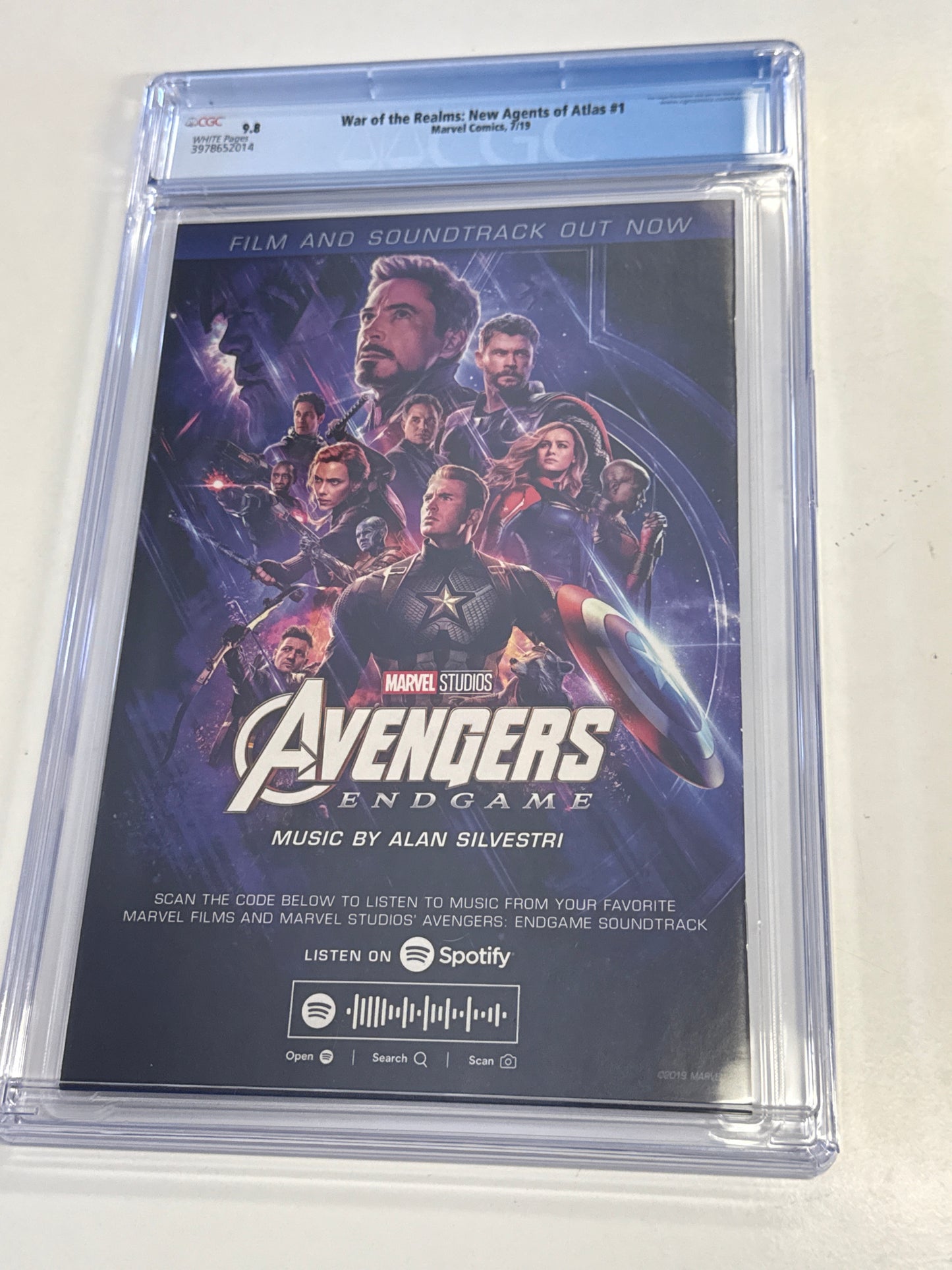MARVEL THE WAR OF THE REALMS NEW AGENTS OF ATLAS #1 A COVER CGC 9.8