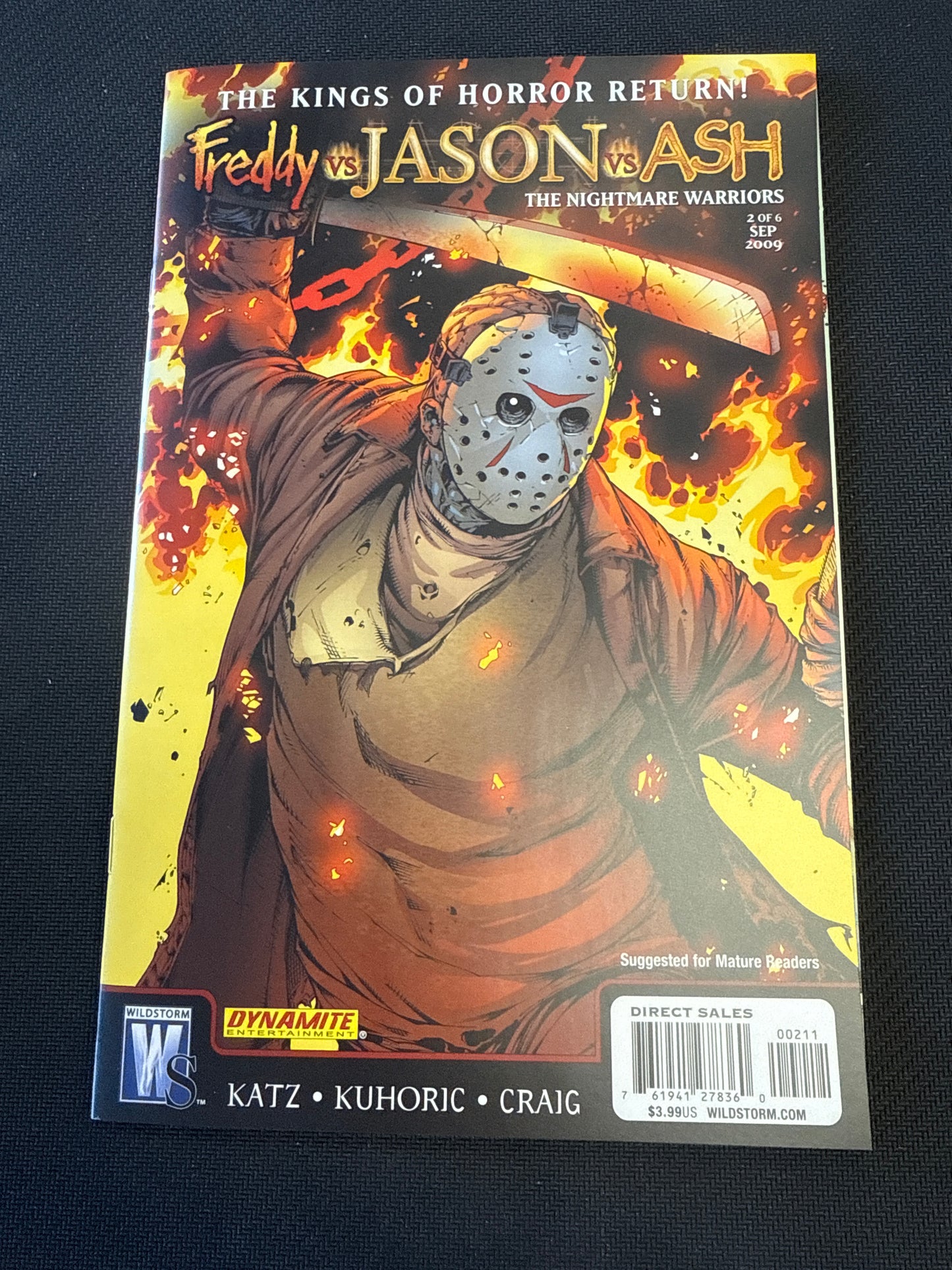 WILDSTORM COMICS DYNAMITE FREDDY VS JASON VS ASH #2-6 2009