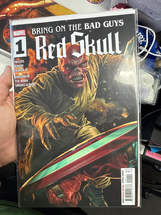 MARVEL COMICS BRING ON THE BAD GUYS RED SKULL