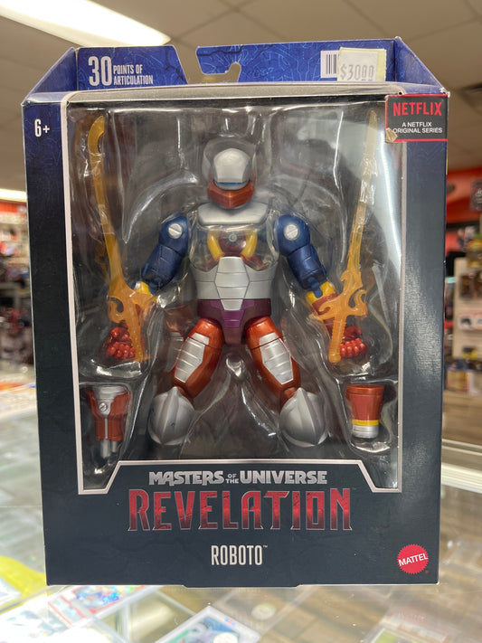 MATTEL MASTERS OF THE UNIVERSE REVELATION ROBOTO ACTION FIGURE