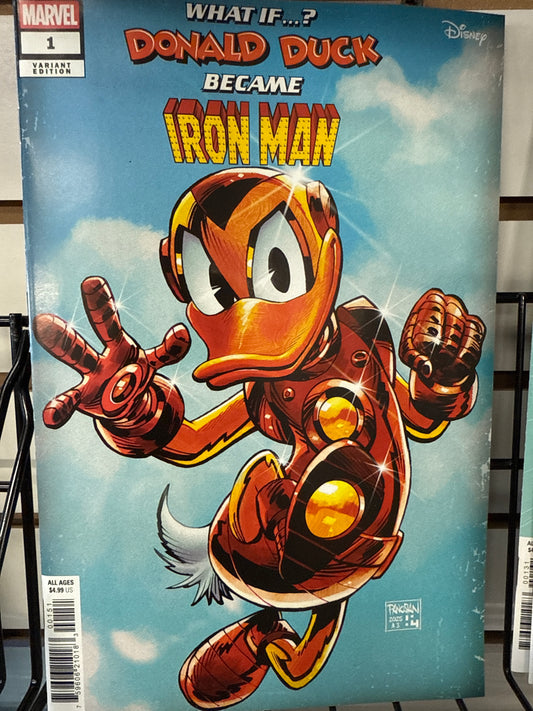 Marvel Comics What if ? Donald Duck became Iron Man VARIANT panosian