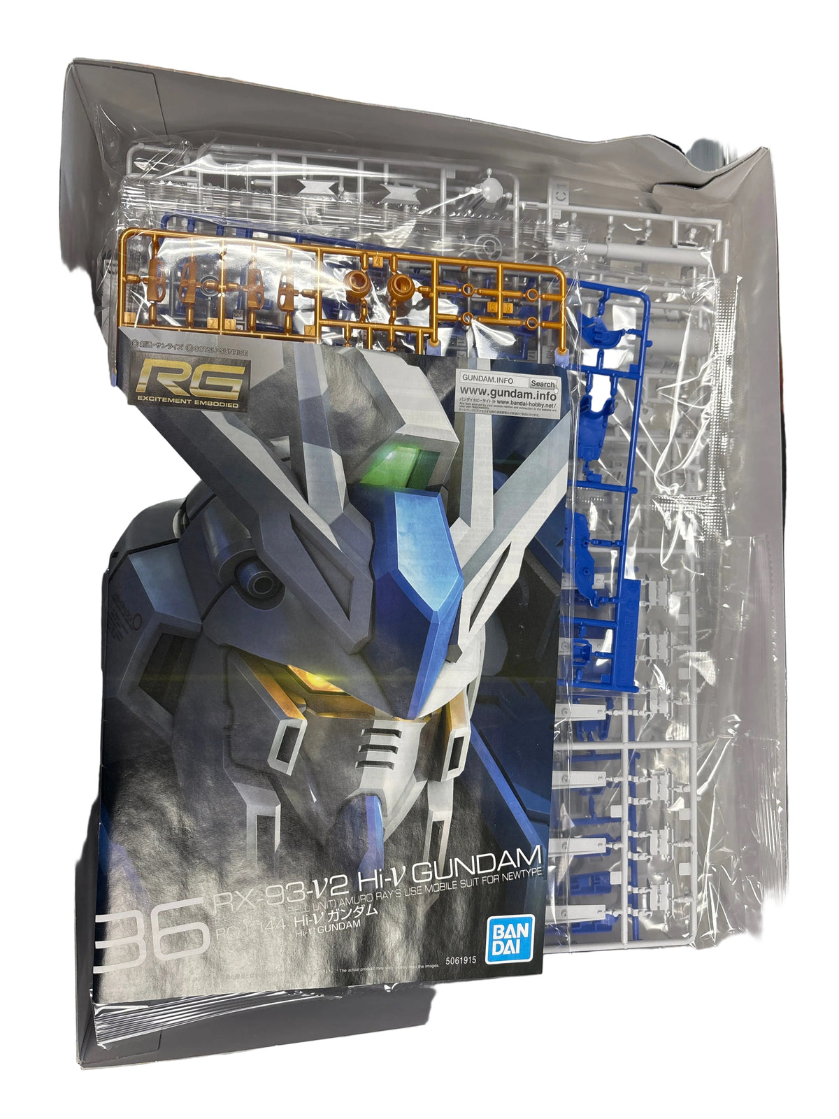BANDAI GUNDAM RX-93 HI NU GUNDAM RG MODEL KIT