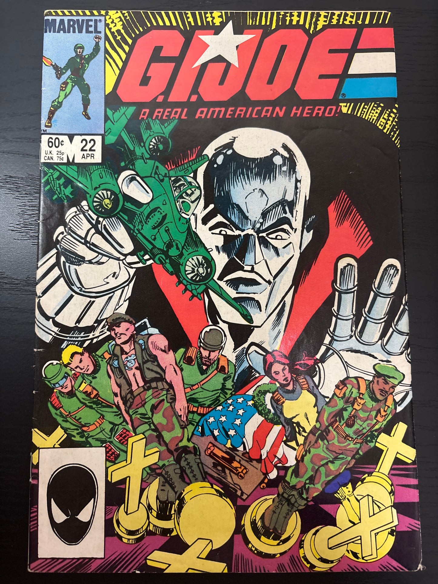 MARVEL G.I. JOE #22 FIRST APPEARANCE OF DUKE & ROADBLOCK