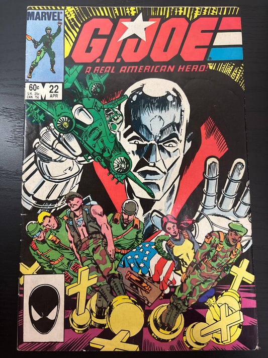 MARVEL G.I. JOE #22 FIRST APPEARANCE OF DUKE & ROADBLOCK