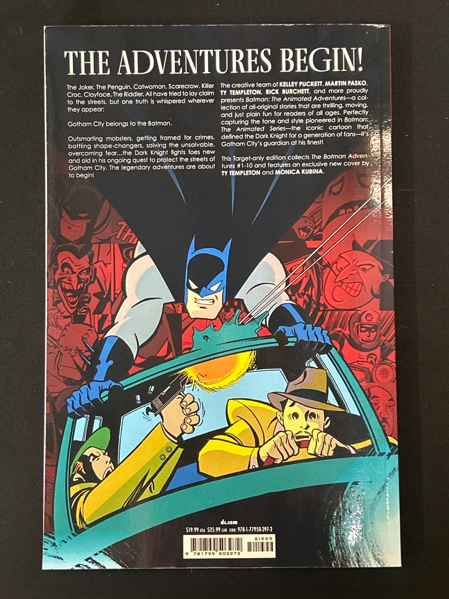 DC BATMAN THE ANIMATED ADVENTURE TRADE PAPER BACK NEAR MINT