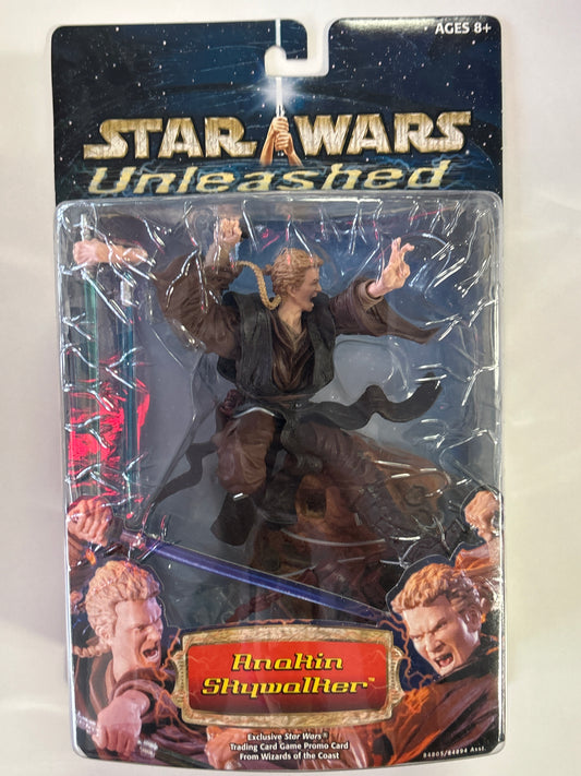 HASBRO STAR WARS UNLEASHED ANAKIN SKYWALKER NEW IN NEAR MINT BOX (2002)